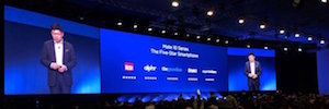 オーディオビジョンキャストは、MWCイベントで最大のLEDスクリーンをインストールします 2018