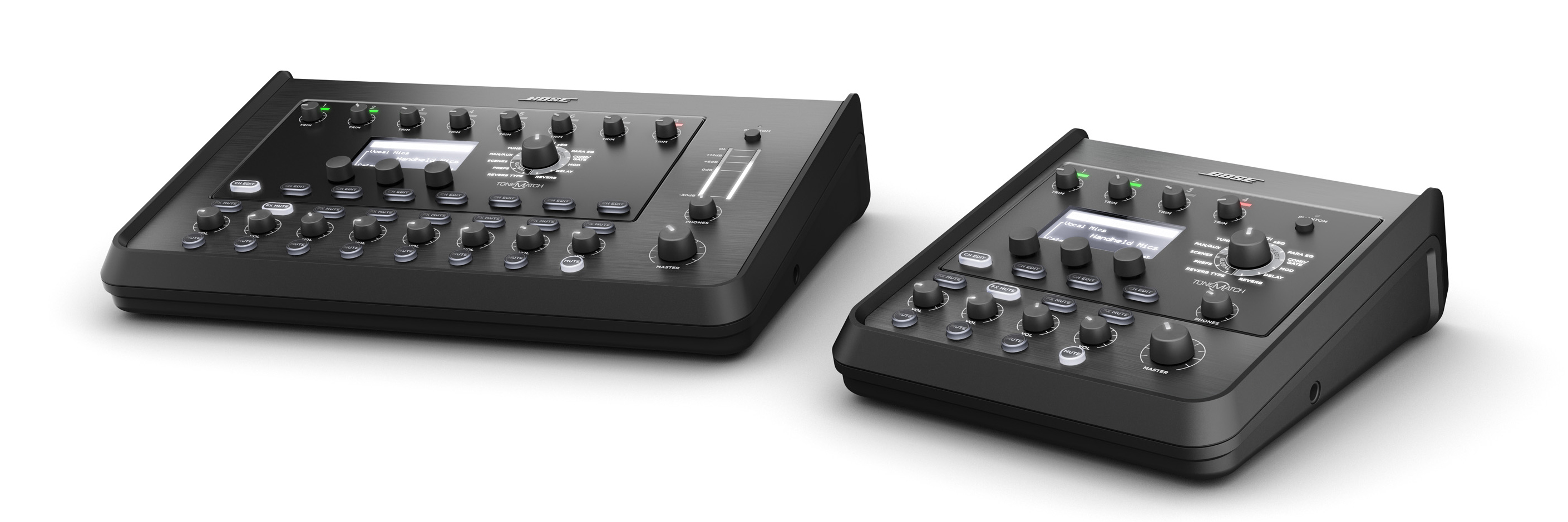 Bose ToneMatch T8S and T4S: audio mixers to accompany the artists on stage
