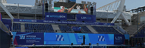 Eikonos stellt die AV-Ausrüstung für die XXXIII Wasserball-Europameisterschaften barcelona zur Verfügung 2018