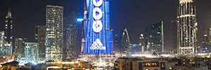 Светодиодная панель Бурдж-Халифа становится самым высоким футбольным результатом в мире