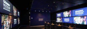 グラミー博物館は、スクリーンと4Kビデオウォールで音楽の歴史をプラナーから視覚化します