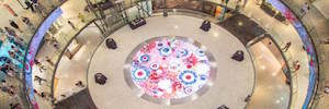 Trison transforma con 180 m2 de visualización Led el centro comercial Arenas de Barcelona