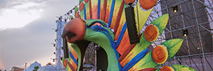 Il palco di Little Bird del Medusa Sunbeach Festival arrossì con Bose