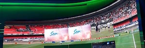 The SporTV channel makes the difference in 360º with the largest Led panel in Latin America
