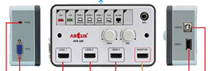 Abtus AVS-320: sistema de control multimedia HDMI para el aula