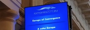 ルーマニアは、アラキャストデジタルサイネージでEU議長国を開きます