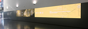 UPV encourages communication with students with a large-format display