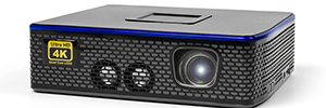 Aaxa 4K1: mini proyector Led con resolución 4K para superficies de 200 انش