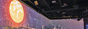 Museu de Ciências Naturais de Houston usa projeção a laser vivitek para exposição cartográfica
