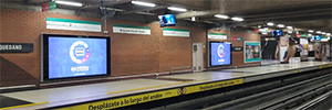 The metro of Santiago de Chile bets on Absen for its infrastructure of digital signage