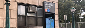 El metro de Nueva York renueva la infraestructura de señalización y apuesta por el digital signage