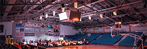 The German stadium of Sparkassen presents a multipurpose space with its new sound system