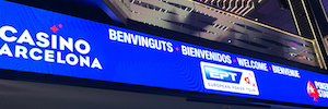 Sono installiert einen acht Meter langen Indoor-LED-Bildschirm im Casino de Barcelona