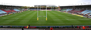 Philips PDS installs its digital signage screens and 4K Pro TV in the Harlequins rugby stadium