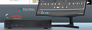 AOpen and Polywall create a solution for small control rooms
