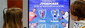 El Real Zaragoza utiliza la realidad aumentada para que los aficionados interactúen con los jugadores