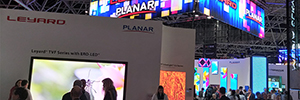 Leyard and Planar go to ISE with a complete portfolio of solutions for Led videowall and LCD