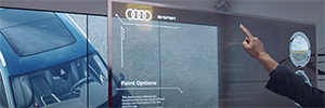 LG incorpora la funcionalidad táctil a su pantalla Transparent OLED