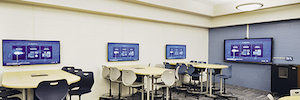 يراهن نظام المدارس العامة في المقاطعة المتنقلة على تقنية Extron AV للتعلم التعاوني