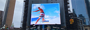 SNA Displays diseña una espectacular pantalla Led para la azotea de Times Square