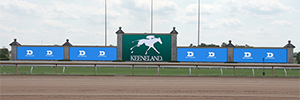 Keeneland hires Daktronics six giant high-resolution video screens for its racetrack