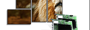 Matrox QuadHead2Go Q155: carte de contrôle pour les configurations de mur vidéo multi-écrans