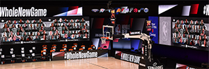 The NBA takes its fans to the stands in a virtual experience created with Microsoft