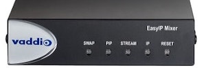 Vaddio EasyIP Mixer makes it easy to set up and install audio and video over IP