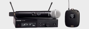 Shure offers more channels and sound reliability with the SLX-D digital wireless system
