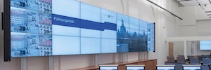 SmartMetals installation un mur vidéo au quartier général de la police de Dresde
