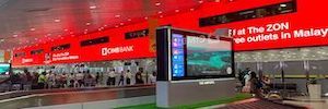 阿布森部署 400 马来西亚首都机场的led显示屏的m2