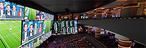 Nah & Las Vegas Casino präsentiert den größten Indoor-Bildschirm "Sportwetten" mit Led-Technologie von Daktronics