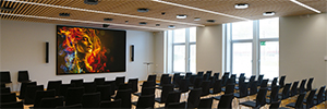 Insurance company LB Forsikring updates its auditorium's AV system with dnp