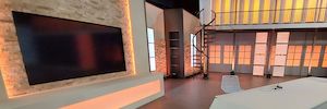 Aragona TV scommette sullo schermo di 98 centimetri di Newline per il suo nuovo set