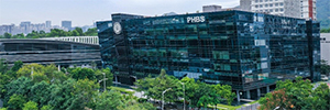A prestigiada escola de negócios HSBC em Pequim aposta na tecnologia Led com Absen