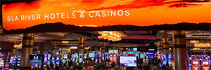 Wild Horse Pass casino renews its visual image with SNA Displays
