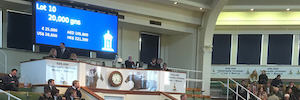 Tattersalls manages horse auctions on Spectra Led screens with BrightSign