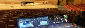 A sala de concertos NRD integra o console Yamaha Rivage PM7 para seus eventos