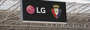 El Sadar está na vanguarda dos estádios europeus com a LG