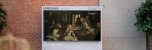 Samsung apporte son écran extérieur The Terrace au Musée national du Prado