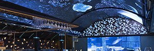 Quintoelemento Restaurant schafft ein spektakuläres LED-Erlebnis mit Visualmax