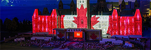 Проекторы Christie помогают рассказать историю Канады в миниатюрном захватывающем опыте