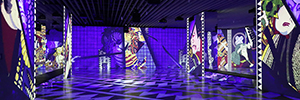 La projection numérique crée une expérience immersive pour donner vie à la culture japonaise