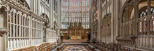 Die Kathedrale von Gloucester verbessert ihre Klangeffizienz mit dem Dante-Netzwerk