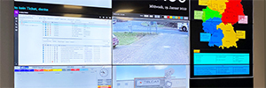 Telcat的新控制室围绕着AG Neovo的视频墙旋转