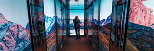 Fix8Group elev8 crée des expériences audiovisuelles immersives à l’intérieur des ascenseurs