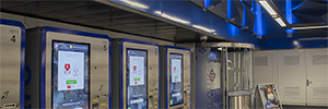 La stazione della metropolitana Gran Vía controlla la sua illuminazione con iLight e MA Lighting
