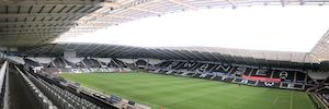Audiologic atualiza o Estádio Swansea com processamento e controle de QSC