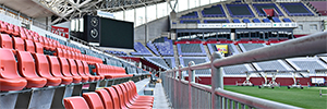 Powersoft renews the sound system of the Japanese stadium of Noevir