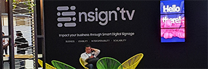 nsign.tv materializes in ISE the advantages of its digital signage platform in business